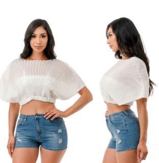 Relax Me Pleated Top