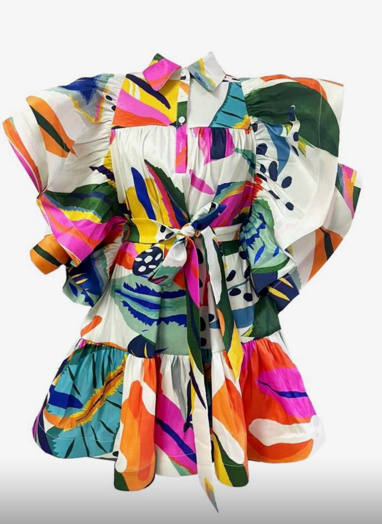 Tropical Abstract Dress