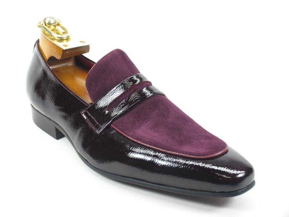 Burgundy Patent Leather Loafer